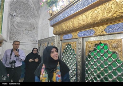 بازدید. معاون صنایع دستی کشور از آستان قیدار نبی(ع)