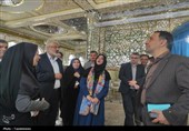 بازدید. معاون صنایع دستی کشور از آستان قیدار نبی(ع)