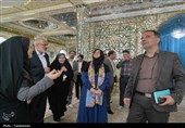 بازدید. معاون صنایع دستی کشور از آستان قیدار نبی(ع)