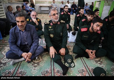  مراسم چهلمین روز شهادت سردار غیب پرور
