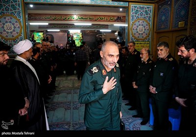  مراسم چهلمین روز شهادت سردار غیب پرور