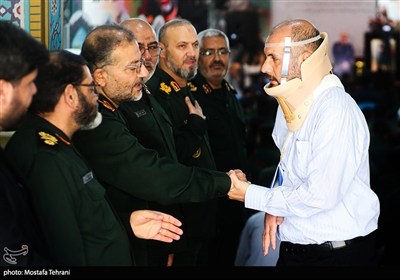  مراسم چهلمین روز شهادت سردار غیب پرور