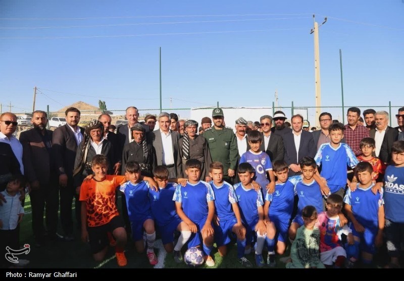 افتتاح چمن ورزشی؛ امیدآفرینی در دل روستای قزل بلاغ دیواندره- ...