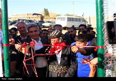 افتتاح چمن ورزشی؛ امیدآفرینی در دل روستای قزل بلاغ دیواندره- ...