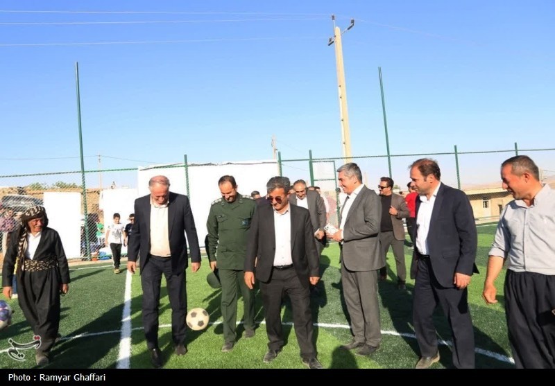 افتتاح چمن ورزشی؛ امیدآفرینی در دل روستای قزل بلاغ دیواندره- ...