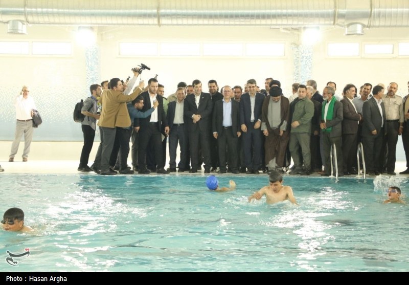 ورزش،استان،وزير،سلطانيه،زنجان،فراهم،ورزشي،ايران،استخر،افتتاح ...