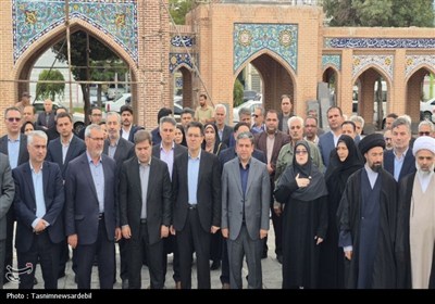 حضور سخنگوی دولت به مناسبت هفته دولت در استان اردبیل- عکس صف ...