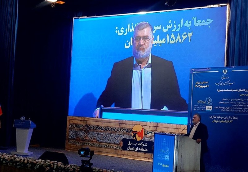 برق،تهران،استان،مگاوات،شبكه،توجه،معتمديان،استاندار،افتتاح