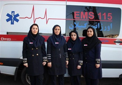 اورژانس،كشور،گيلان،بانوان،استان،سازمان،ميعادفر،آمبولانس،پزشك ...
