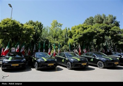رونمایی از 130 دستگاه تاکسی برقی جدید در اصفهان