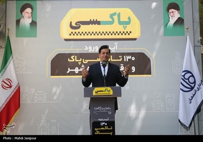 رونمایی از 130 دستگاه تاکسی برقی جدید در اصفهان