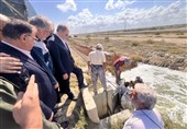 بازدید وزیر جهاد کشاورزی از سایت میگوی گمیشان/ پیش‌بینی برداشت 4500 تن میگو