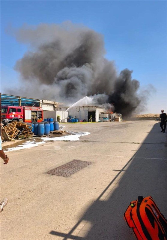 Пожар на фабрике на юге оккупированной Палестины