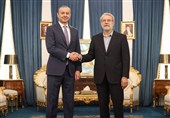 دیدار دبیر شورای امنیت ارمنستان با لاریجانی