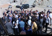 بازدید وزیر نیرو از بزرگترین سد شمالغرب/ گره‌گشای بحران آب زنجات با سد مشمپا