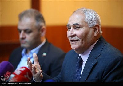 نشست خبری رئیس فدراسیون جهانی وزنه برداری