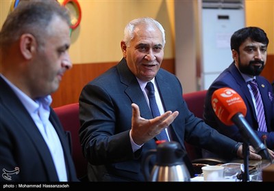 نشست خبری رئیس فدراسیون جهانی وزنه برداری