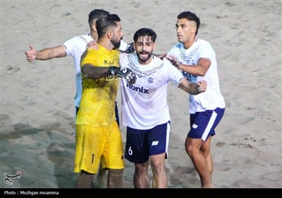 پیروزی مقتدرانه ملوان در لیگ برتر فوتبال ساحلی