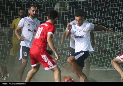 پیروزی مقتدرانه ملوان در لیگ برتر فوتبال ساحلی
