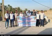 خدمات رایگان دامپزشکی در قالب اردوی جهادی در شهرستان دشتستان