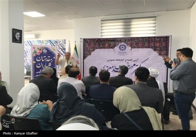 افتتاح کتابخانه روستایی در سراب قامیش سنندج