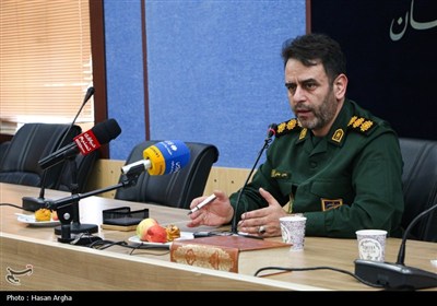 نشست خبری فرمانده سپاه انصار المهدی(عج) استان زنجان