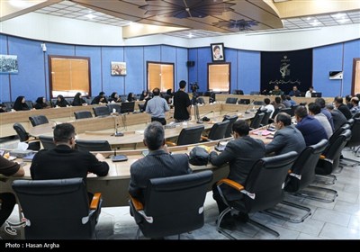 نشست خبری فرمانده سپاه انصار المهدی(عج) استان زنجان