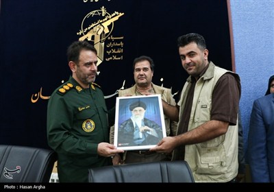 نشست خبری فرمانده سپاه انصار المهدی(عج) استان زنجان- عکس است ...