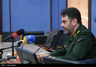 نشست خبری فرمانده سپاه انصار المهدی(عج) استان زنجان