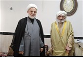 دیدار نماینده ولیفقیه در کردستان با عالم برجسته اهلسنت+تصاویر