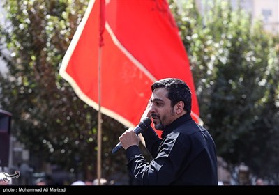 دسته عزاداری شهادت امام حسن عسکری (ع) با حضور آیت الله وحید خراسانی