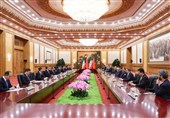 الرئیسان الإیرانی والصینی یؤکدان على التنفیذ الکامل للاتفاقیة الشاملة لـ 25 عامًا