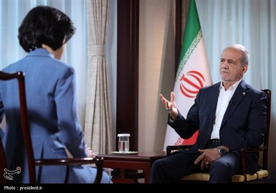 گفت‌وگو رئیس جمهور با شبکه مرکزی تلویزیون چین