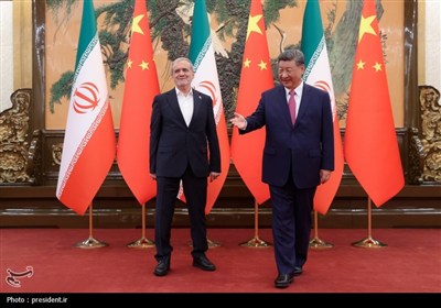 دیدار روسای جمهور ایران و چین