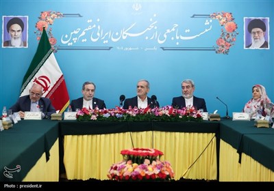 دیدار رئیس جمهور با ایرانیان مقیم چین