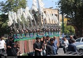 سوگ مردم قزوین در ماتم شهادت امام حسن عسکری(ع)