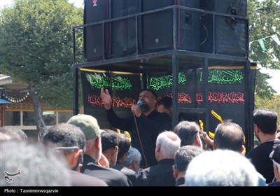 سوگ مردم قزوین در ماتم شهادت امام حسن عسکری(ع)
