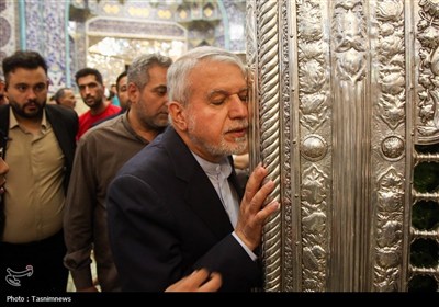 تشرف وزیر میراث فرهنگی به حرم حضرت معصومه(س)