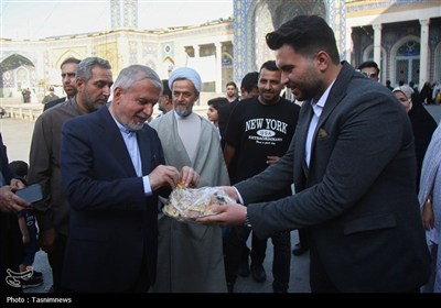 تشرف وزیر میراث فرهنگی به حرم حضرت معصومه(س)