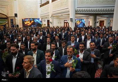 آئین تحلیف وکلای استان فارس در حرم شاهچراغ (ع)