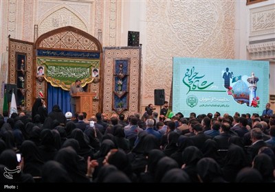 آئین تحلیف وکلای استان فارس در حرم شاهچراغ (ع)