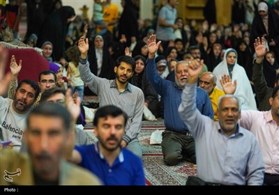جشن عید بیعت، در سومین حرم اهل‌بیت علیهم السلام