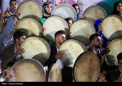 اجتماع بزرگ دف‌نوازان مریوان