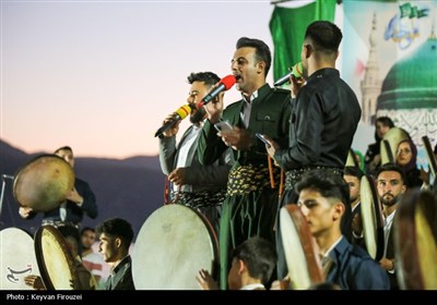 اجتماع بزرگ دف‌نوازان مریوان