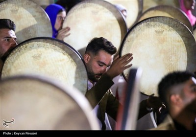 اجتماع بزرگ دف‌نوازان مریوان