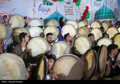 اجتماع بزرگ دف‌نوازان مریوان