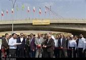 آیین افتتاح تقاطع سپهر-مهدی آباد -شهربازی سوستان جنت و باغ ایرانی