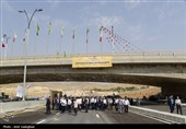 آیین افتتاح تقاطع سپهر-مهدی آباد -شهربازی سوستان جنت و باغ ایرانی