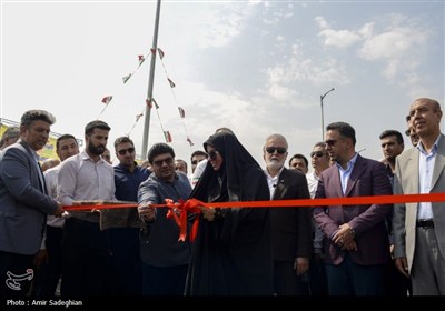 آیین افتتاح تقاطع سپهر-مهدی آباد -شهربازی سوستان جنت و باغ ایرانی