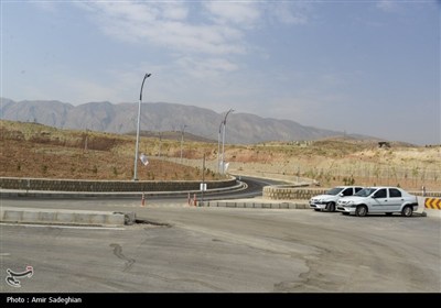 آیین افتتاح تقاطع سپهر-مهدی آباد -شهربازی سوستان جنت و باغ ایرانی
